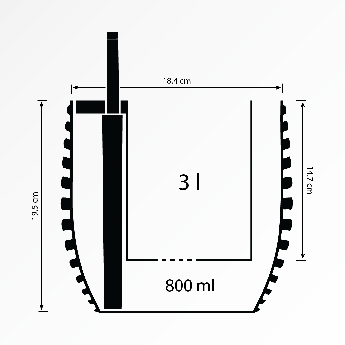 Self Watering Planter "Andalusia" - Size L
