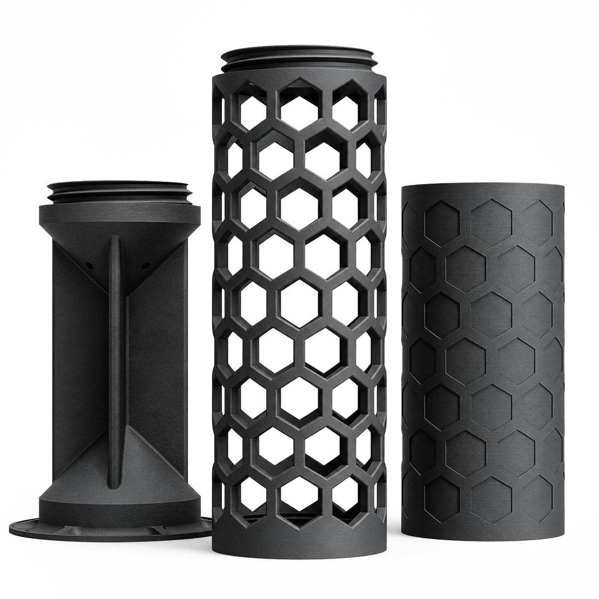 Set de postes de musgo "Hexaris" XL