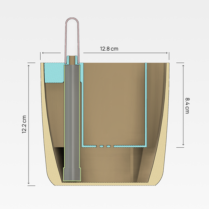 Self Watering Planter "Amazonia"
